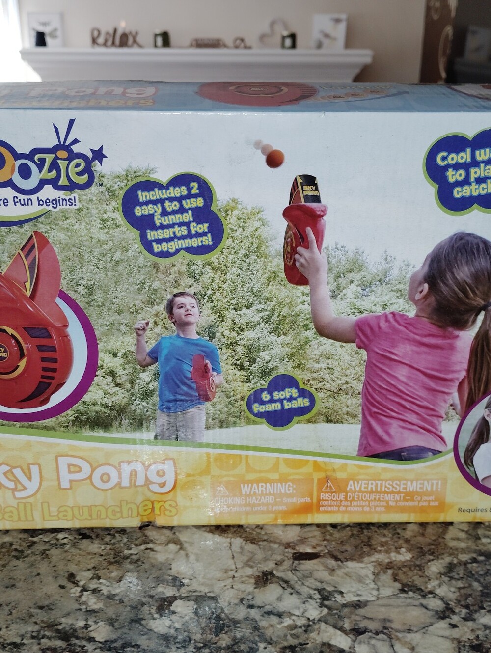 Red Pong Ball Launcher - Kids Action Toy New - Picture 5 of 6